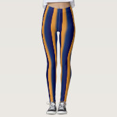 Leggings Bleu et orange (Devant)