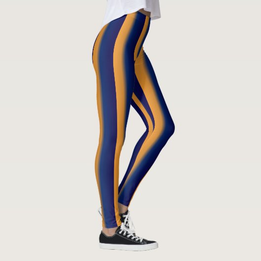 Leggings Bleu et orange (Droite)