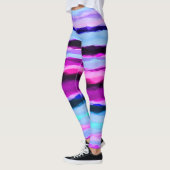 Leggings Bleu et rose Abstrait (Gauche)