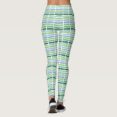 Leggings Bleu et vert (Dos)
