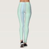 Leggings Bleu et vert Abstrait (Dos)