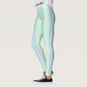 Leggings Bleu et vert Abstrait (Gauche)