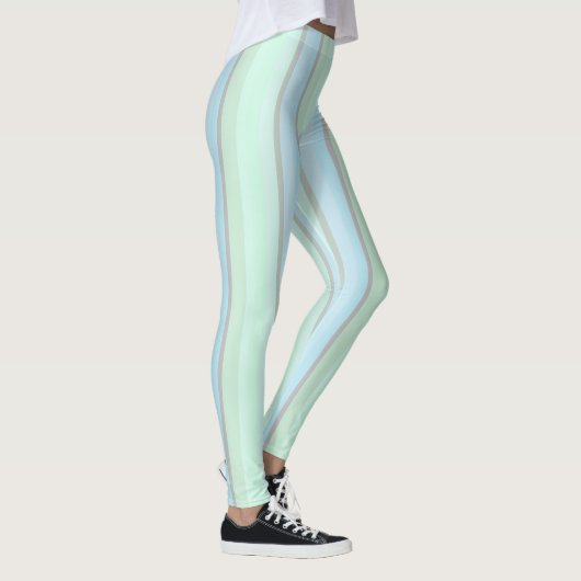 Leggings Bleu et vert Abstrait (Droite)