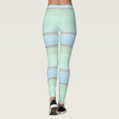 Leggings Bleu et vert Abstrait (Dos)