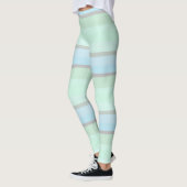 Leggings Bleu et vert Abstrait (Gauche)