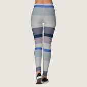 Leggings Bleu et Violet (Dos)