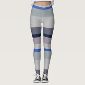 Leggings Bleu et Violet (Devant)