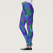 Leggings Bleu et violet (Gauche)
