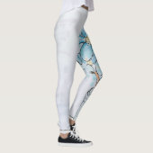 Leggings Bleu Fleur de foie (Droite)