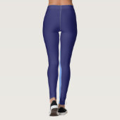 Leggings Bleu foncé bleu clair (Dos)