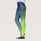 Leggings Bleu foncé et vert fumé (Gauche)