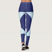 Leggings bleu foncé étoiles texture mode cool nuit garçon c (Dos)