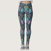 Leggings Bleu foncé, vert et violet (Devant)