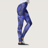 Leggings Bleu Futuristic Pipe Motif Art (Droite)