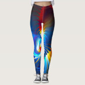 Leggings Bleu gravitationnel (Devant)