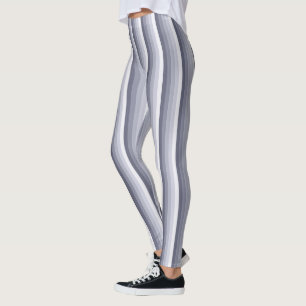 Leggings Bleu gris rayures