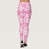 LEGGINGS BLEU HAWAII (ROSE) (Dos)