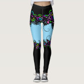 Leggings bleu Isabella (Devant)