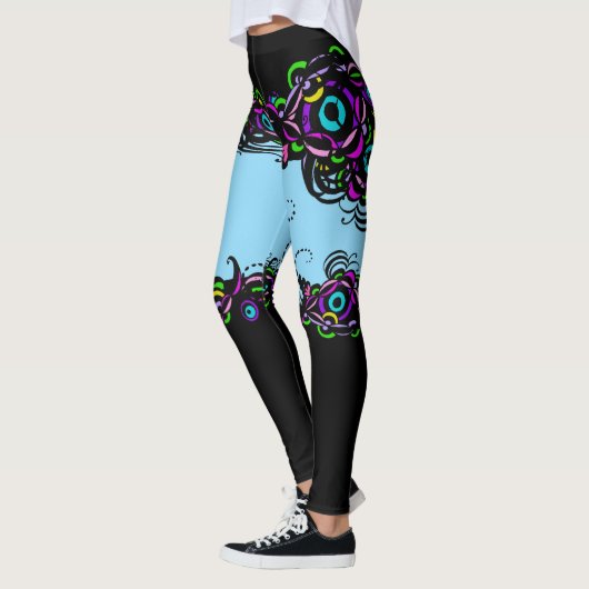 Leggings bleu Isabella (Gauche)