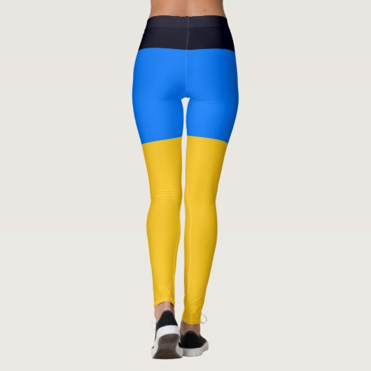 Leggings Bleu jaune (Dos)