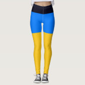 Leggings Bleu jaune (Devant)