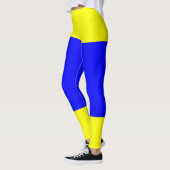 Leggings Bleu jaune Delta (Gauche)