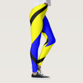 Leggings Bleu jaune Delta (Droite)