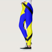 Leggings Bleu jaune Delta (Gauche)