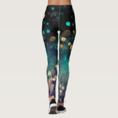 Leggings Bleu Ocean Sea Sparkel (Dos)