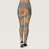 Leggings Bleu orange tendance (Dos)