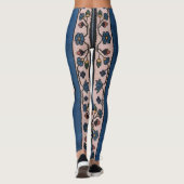 Leggings Bleu Oriental Turc Persan Motif (Dos)