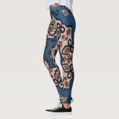 Leggings Bleu Oriental Turc Persan Motif (Gauche)