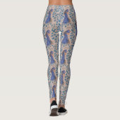 Leggings bleu paon (Dos)