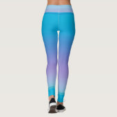 Leggings Bleu pourpre populaire (Dos)