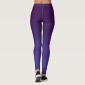 Leggings Bleu pourpre rustique ombre foncé (Dos)