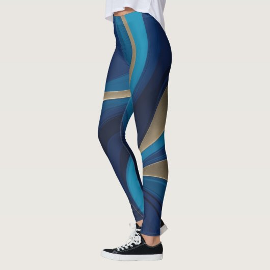 Leggings Bleu profond (Gauche)