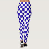 Leggings Bleu profond à carreaux (Dos)