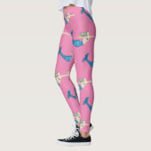 Leggings Bleu-queue Sirène nager Thunder_Cove (Gauche)