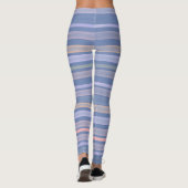 Leggings Bleu rayures (Dos)