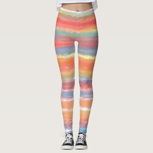 Leggings Bleu rose cool (Devant)