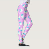Leggings Bleu rose fraise (Droite)