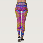 Leggings ~ bleu rose jaune ~ Original (Dos)
