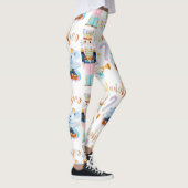 Leggings Bleu Rose Vintage Nutcracker (Droite)
