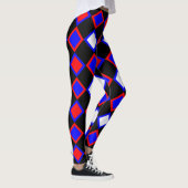 Leggings bleu rouge (Droite)