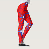 Leggings bleu rouge (Droite)