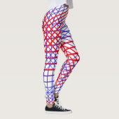 Leggings bleu rouge (Droite)