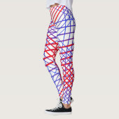 Leggings bleu rouge (Gauche)