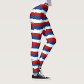 Leggings Bleu rouge Blancs (Droite)