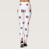 Leggings Bleu rouge États-Unis (Dos)