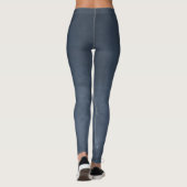 Leggings Bleu Rustique Abstrait (Dos)